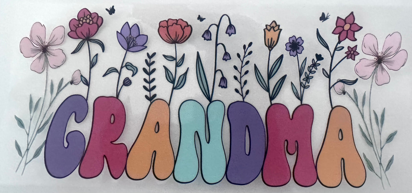 Grandma - flowers